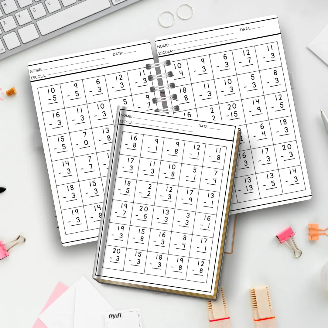 APOSTILA DE MATEMÁTICA: SUBTRAÇÃO SIMPLES — imagem 2