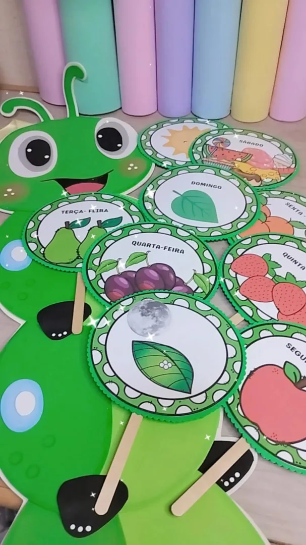 Apostila de Moldes Lagarta Comilona - Educação Infantil - PDF — imagem 2