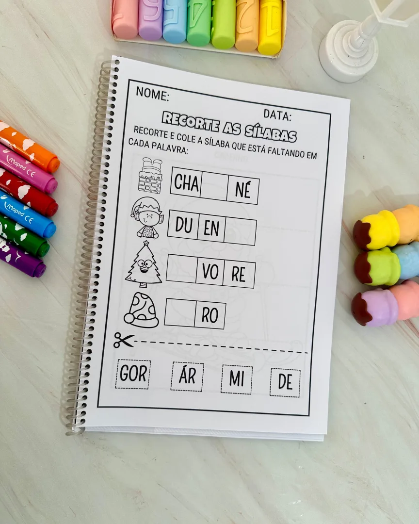 Apostila de Natal — 17 Páginas para Educação Infantil e Anos Iniciais em PDF — imagem 4