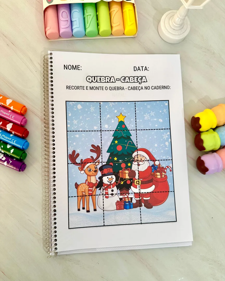 Apostila de Natal — 17 Páginas para Educação Infantil e Anos Iniciais em PDF — imagem 3