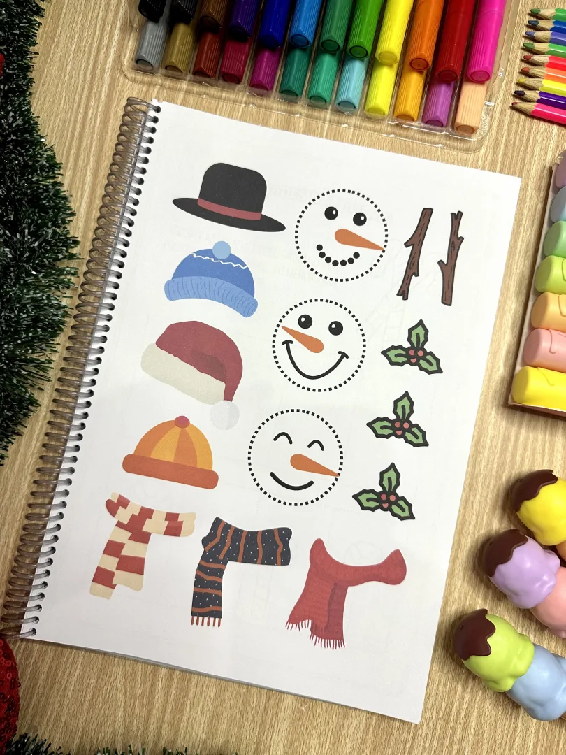 Apostila de Natal — Mais de 50 Páginas para Crianças de 3 a 6 Anos em PDF — imagem 3