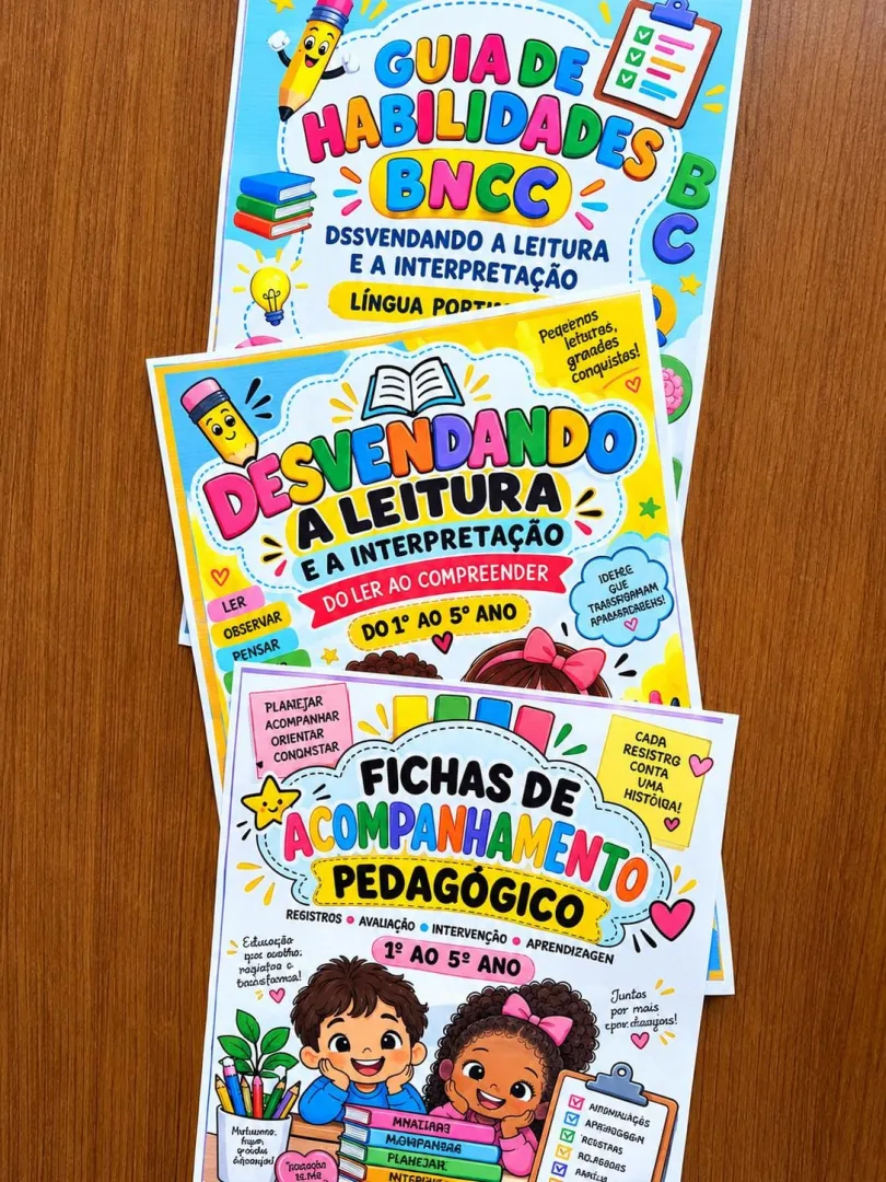 🌈*APOSTILA DESVENDANDO A LEITURA E A INTERPRETAÇÃO* ✅POR APENAS :💰12,90 Um material com 100 páginas, organizado de for — imagem 3