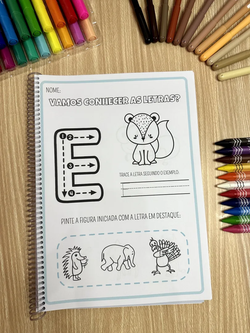 Apostila Desvendando o Alfabeto — 78 Páginas para Alfabetização — imagem 5