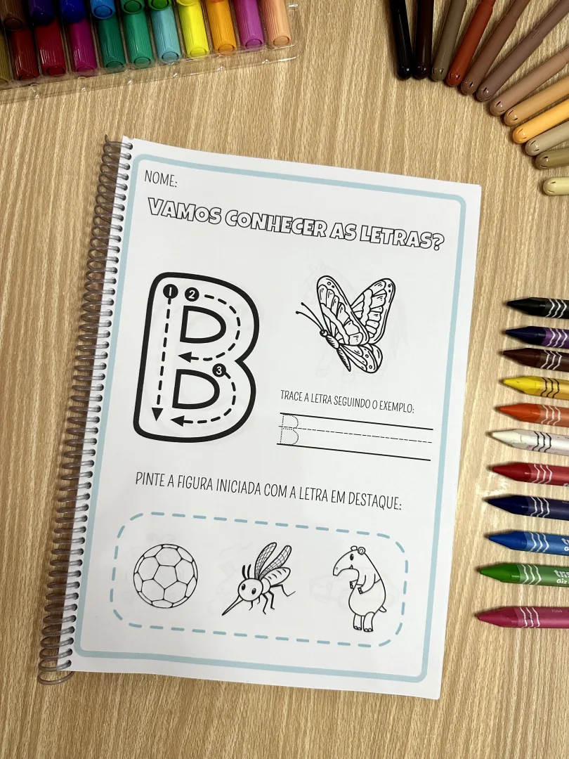 Apostila Desvendando o Alfabeto — 78 Páginas para Alfabetização — imagem 3