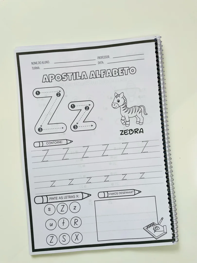 Apostila do Alfabeto — Letras e Sons para Educação Infantil em PDF — imagem 6
