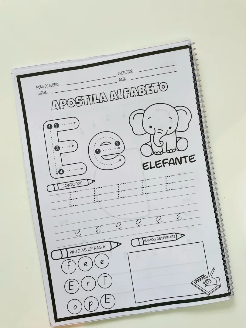 Apostila do Alfabeto — Letras e Sons para Educação Infantil em PDF — imagem 3