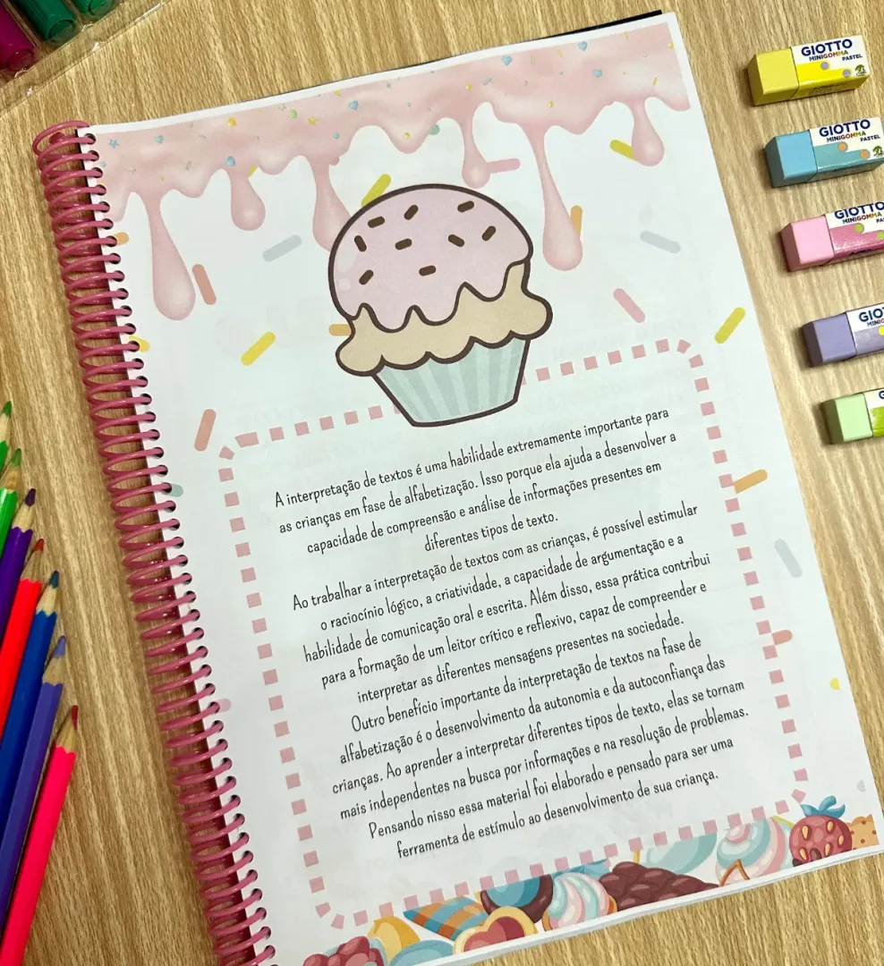 Apostila de Interpretação de Textos - 19 Atividades para Alfabetização em PDF — imagem 2