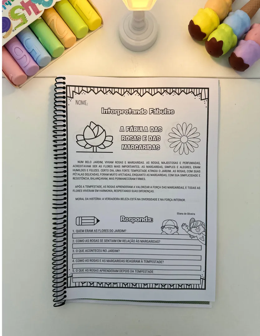 Apostila Interpretando Fábulas   — imagem 2