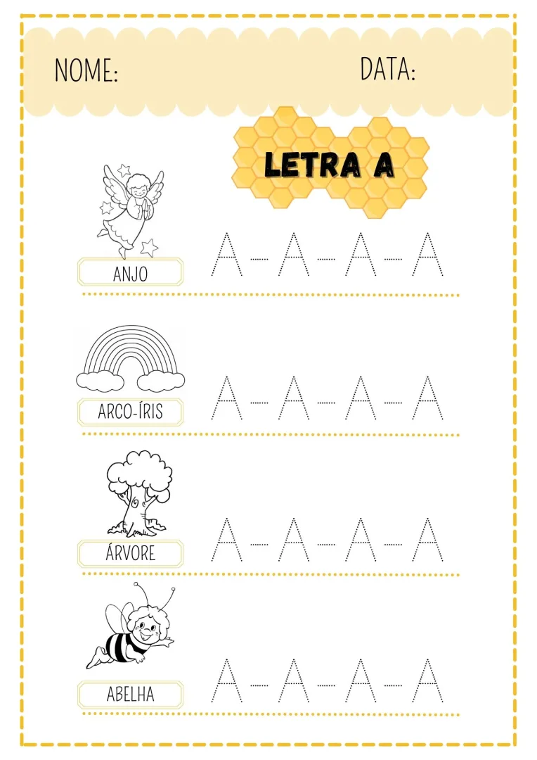 Apostila letras do alfabeto-PDF — imagem 4