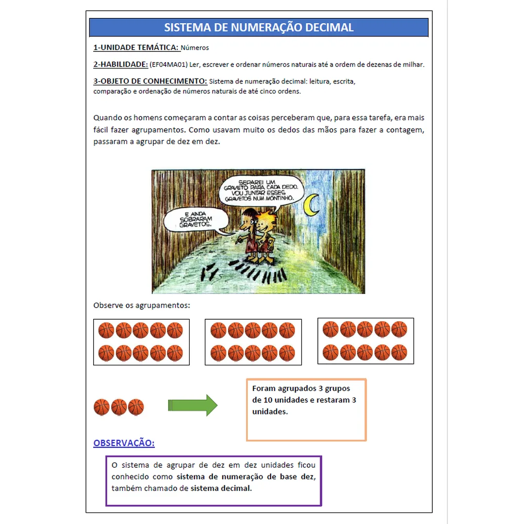 Apostila Matemática em Ação 4 Ano Em PDF — imagem 3