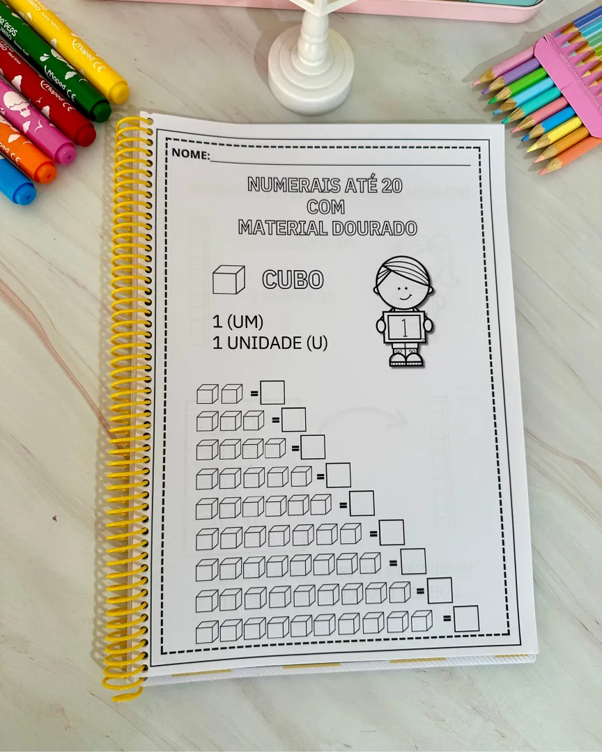 Apostila - Material dourado — imagem 3