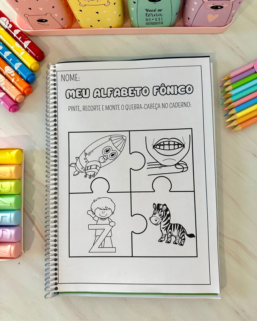 Apostila Meu Alfabeto Fônico — Mais de 100 Páginas em PDF — imagem 2