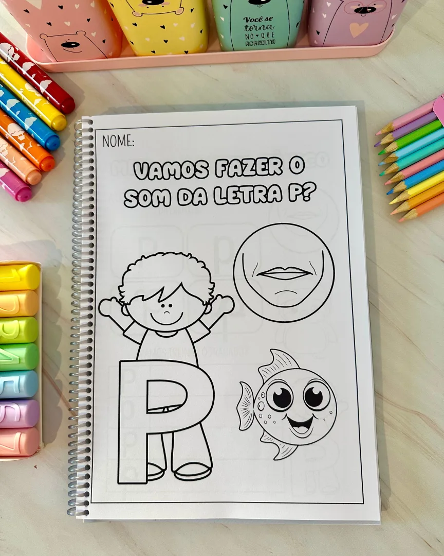 Apostila Meu Alfabeto Fônico — Mais de 100 Páginas em PDF — imagem 3