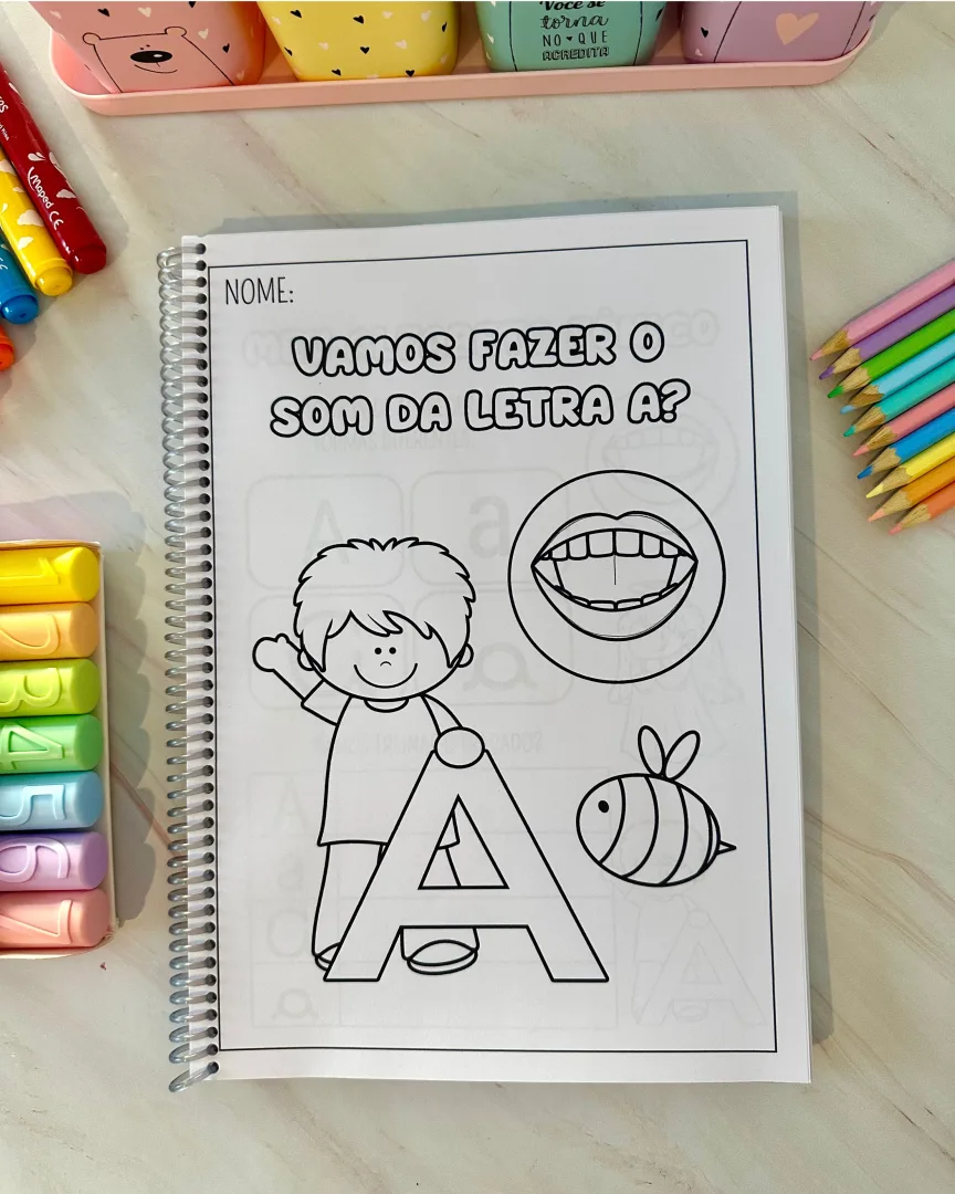 Apostila Meu Alfabeto Fônico — Mais de 100 Páginas em PDF — imagem 4