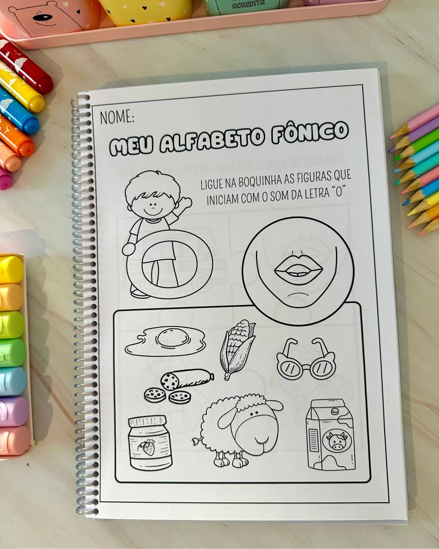 Apostila Meu Alfabeto Fônico — Mais de 100 Páginas em PDF — imagem 5