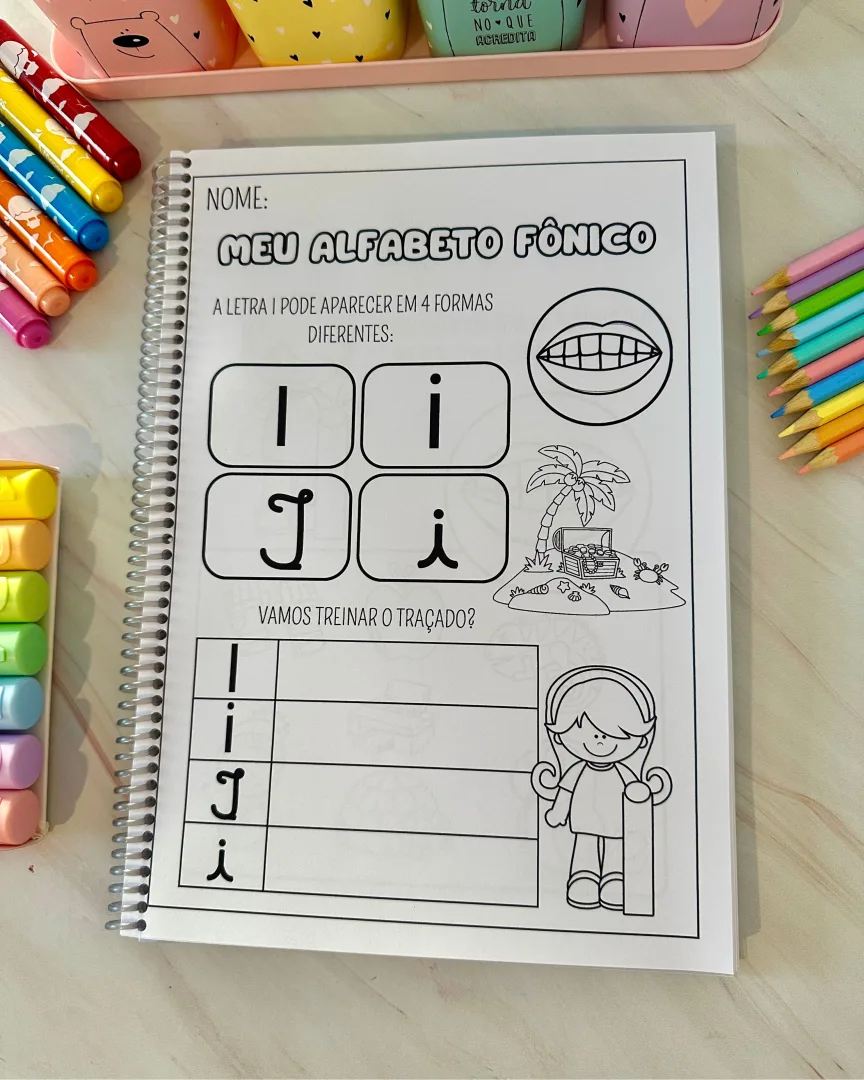 Apostila Meu Alfabeto Fônico — Mais de 100 Páginas em PDF — imagem 6