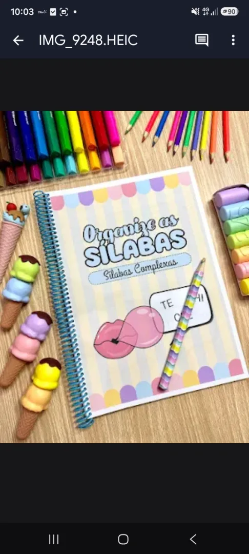 APOSTILA ORGANIZE AS SÍLABAS — imagem 2