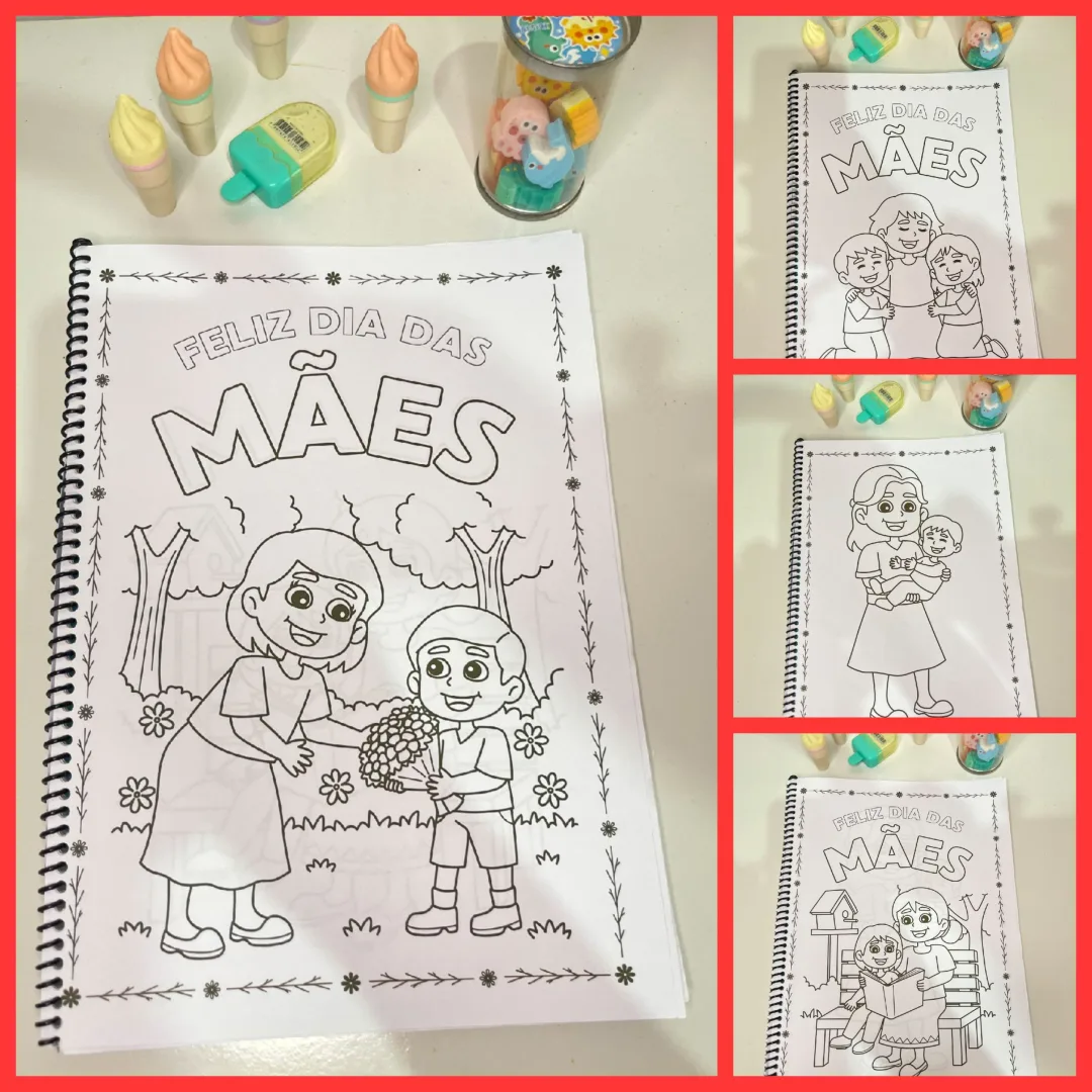 APOSTILA PARA COLORIR: DIA DAS MÃES — imagem 2