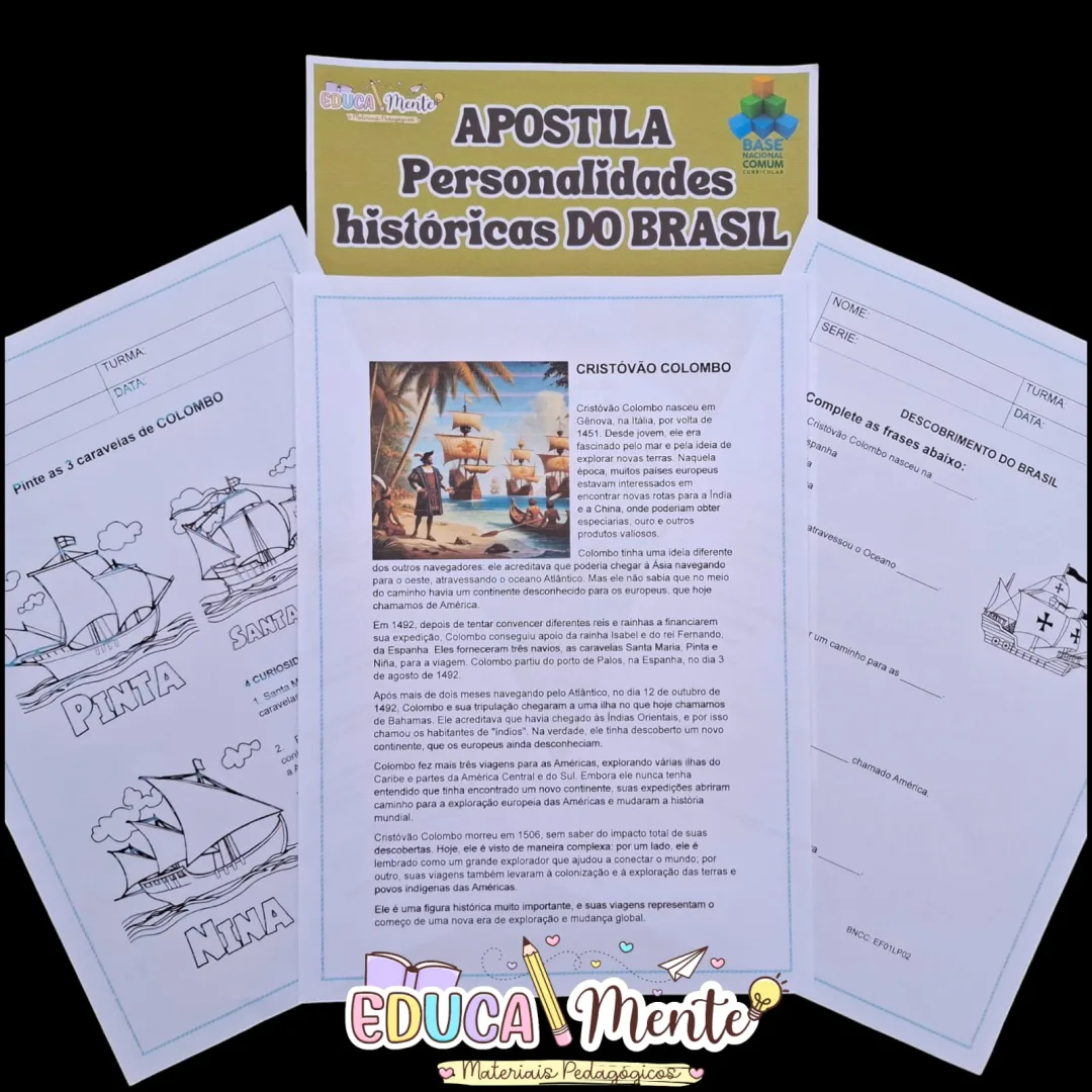 Apostila Personalidades histórica do Brasil — imagem 6