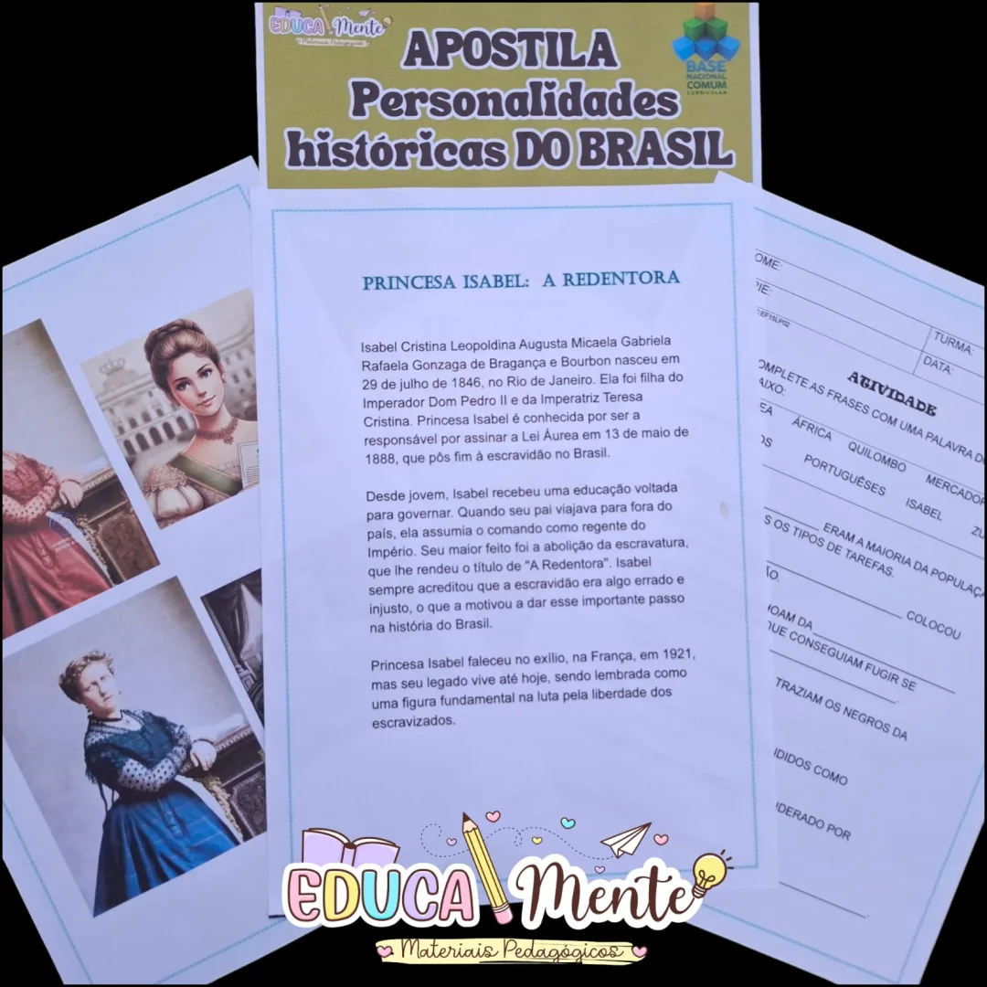 Apostila Personalidades histórica do Brasil — imagem 7