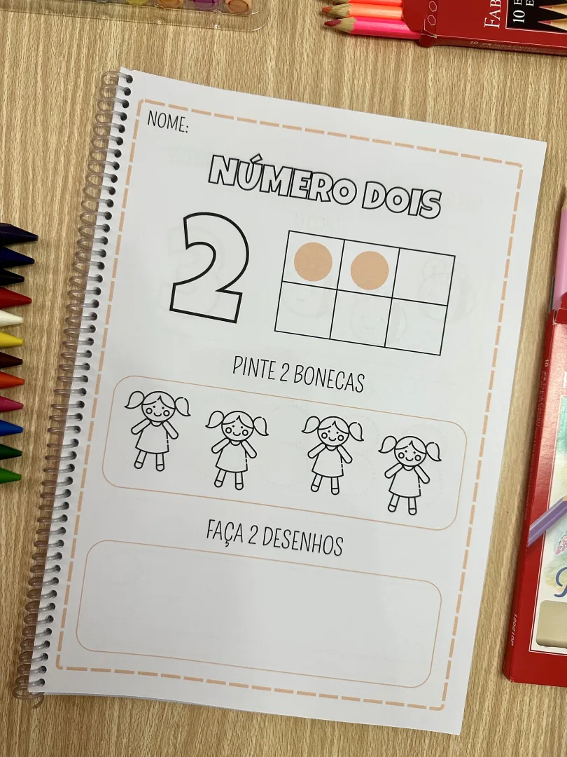 Apostila Quero Aprender os Numerais - Numerais de 1 a 20 — imagem 2