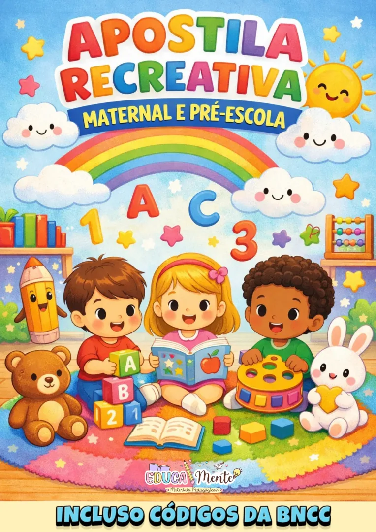 ⭐️APOSTILA RECREATIVA MATERNAL E PRÉ ESCOLA✨ COM CÓDIGOS DA BNCC⭐️ — imagem 2