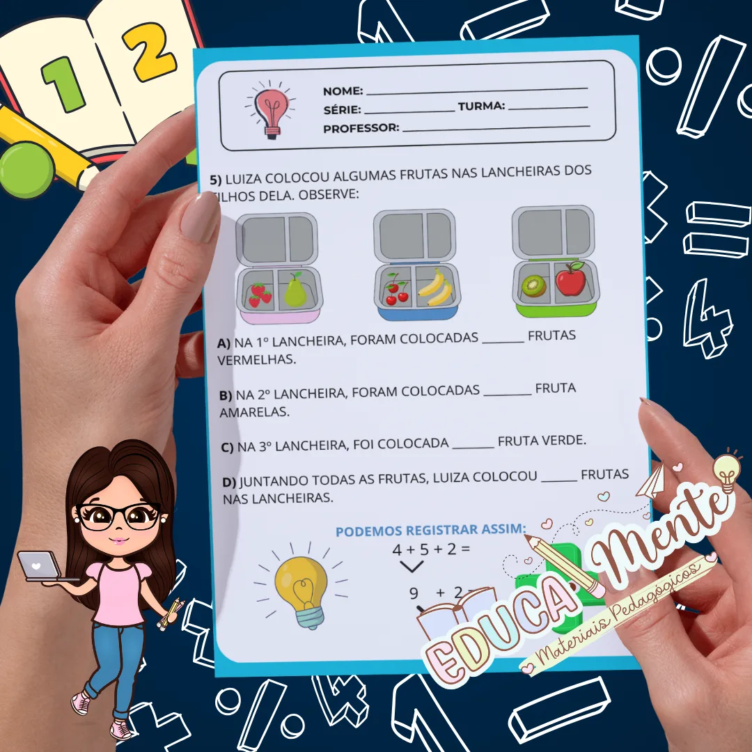 ⭐ APOSTILA REFORÇO DE MATEMÁTICA 2° ANO ⭐ — imagem 4