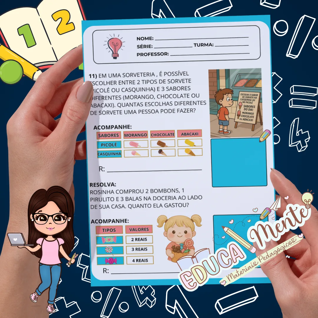 ⭐ APOSTILA REFORÇO DE MATEMÁTICA 2° ANO ⭐ — imagem 6