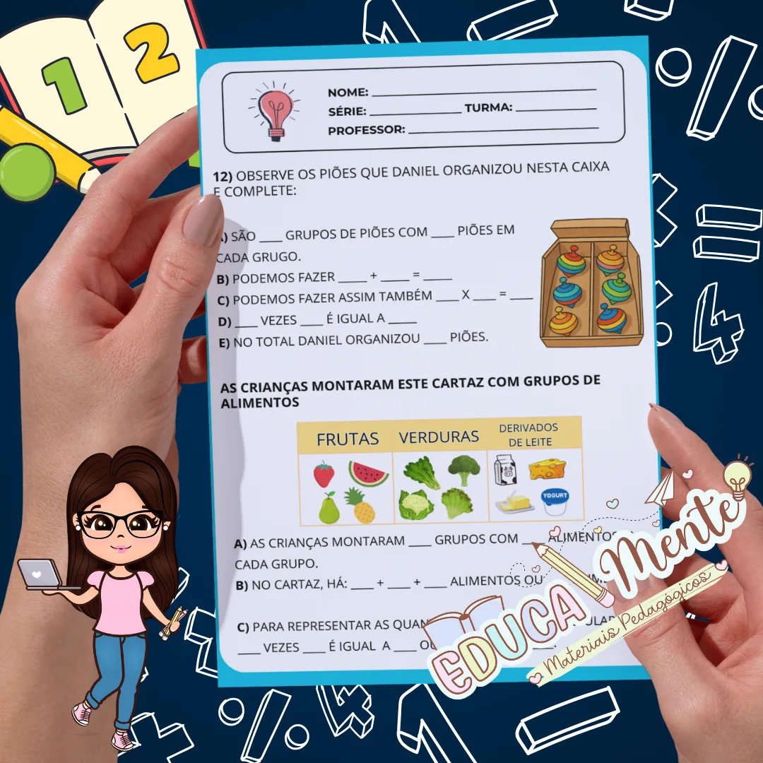 ⭐ APOSTILA REFORÇO DE MATEMÁTICA 2° ANO ⭐ — imagem 7