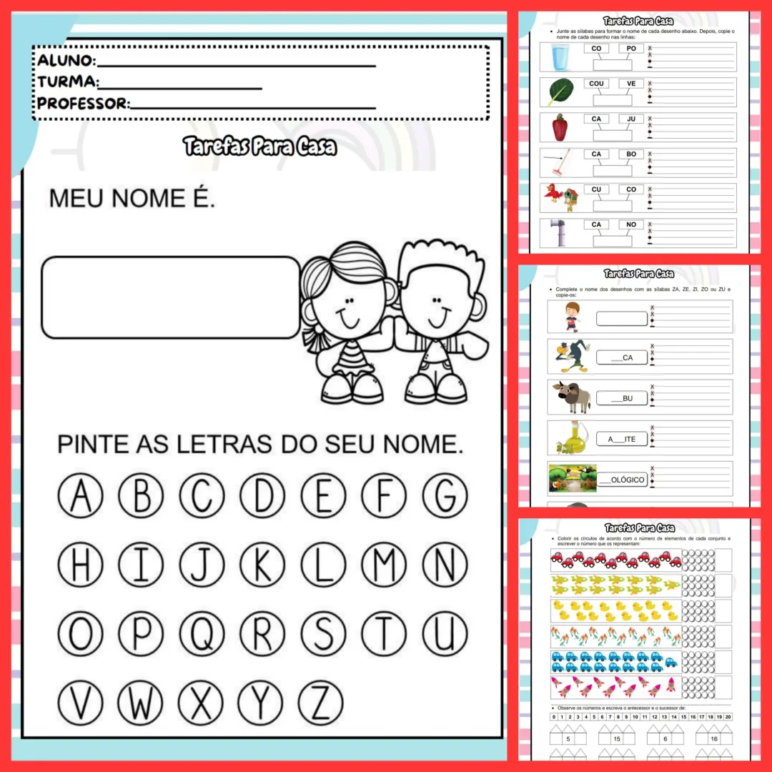 APOSTILA TAREFA PARA CASA / APOSTILA REFORÇO — imagem 2