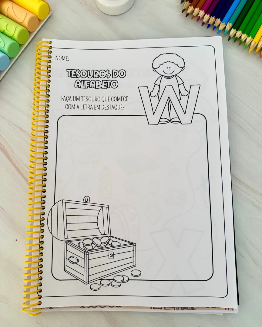 Apostila Tesouros do Alfabeto — Mais de 50 Páginas em PDF — imagem 5