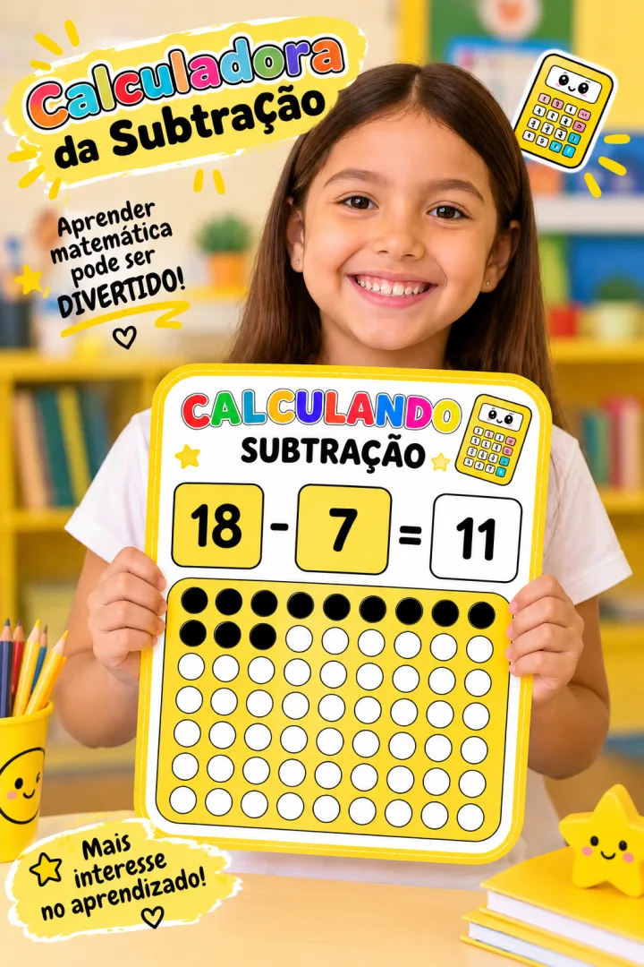 Atividade 1º Ano Calculadoras Interativas de Matemática – Adição & Subtração em PDF — imagem 3