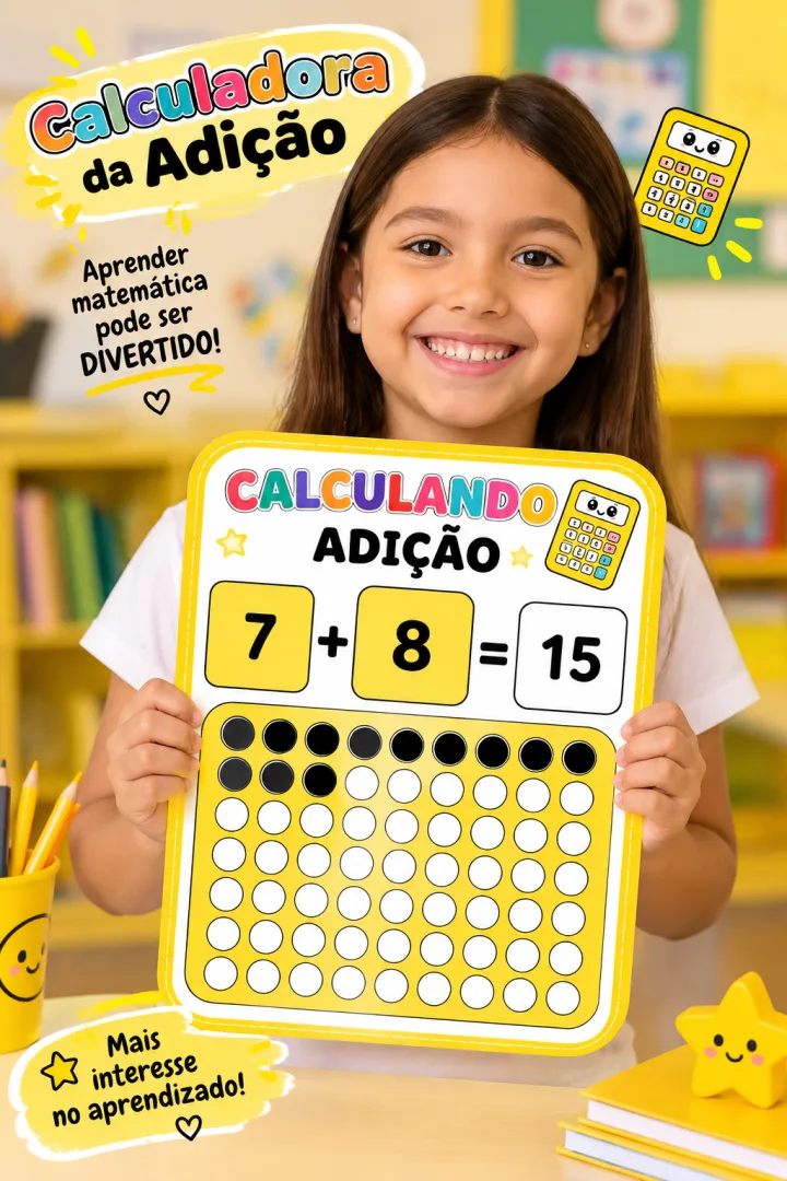 Atividade 1º Ano Calculadoras Interativas de Matemática – Adição & Subtração em PDF — imagem 2