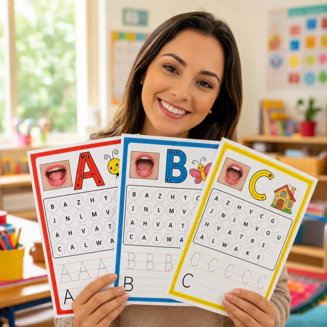 Atividade. 1º ano fichas Fonéticas – Letra e Som | Educação Infantil | — imagem 2