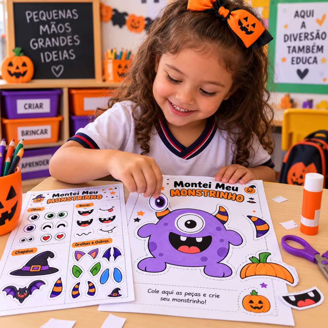 Atividade 1º Ano Missão Abóbora – Livro de Atividades de Halloween em PDF — imagem 2