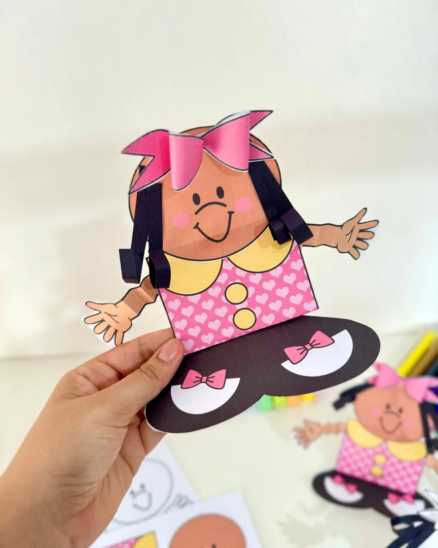 Atividade 3D Menina Bonita do Laço de Fita — Consciência Negra em PDF — imagem 4