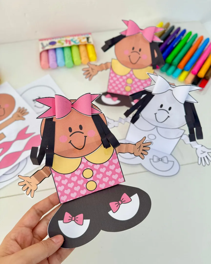 Atividade 3D Menina Bonita do Laço de Fita — Consciência Negra em PDF — imagem 5