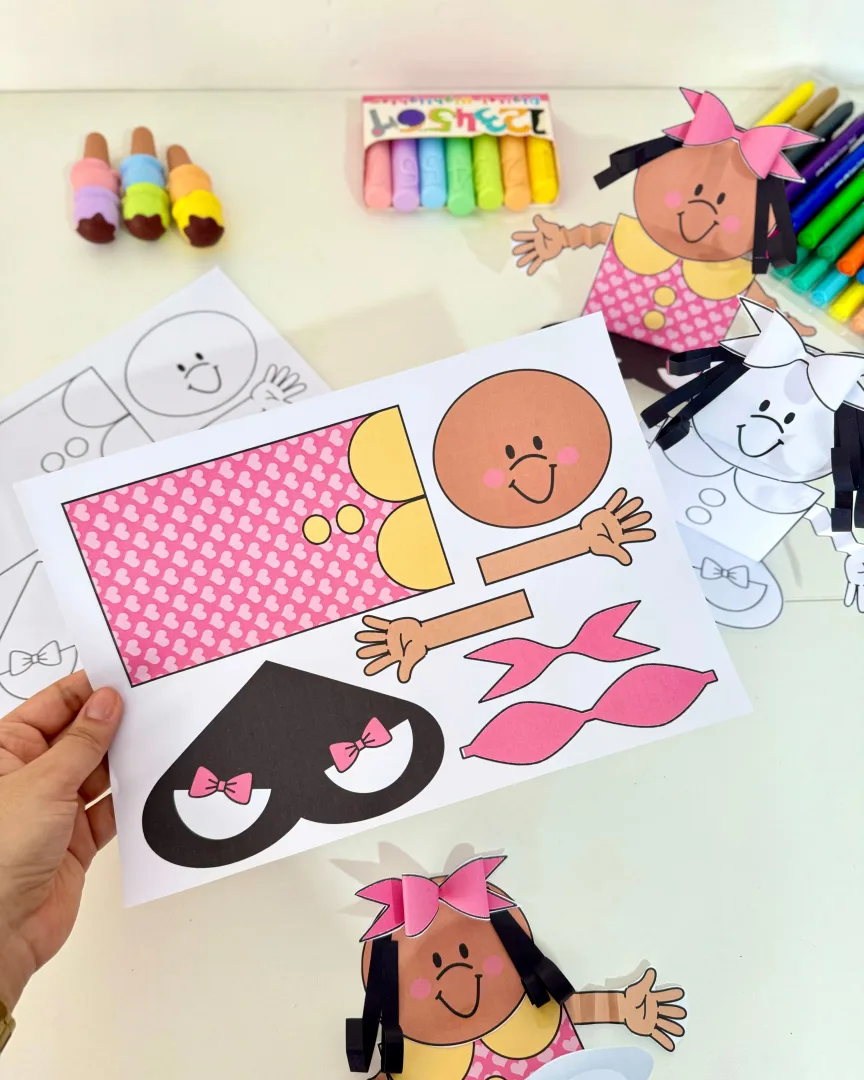 Atividade 3D Menina Bonita do Laço de Fita — Consciência Negra em PDF — imagem 6