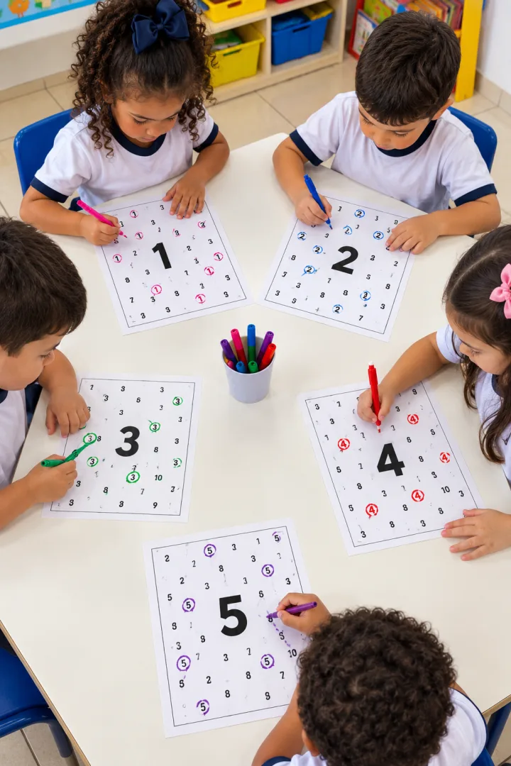 Atividade Caça Números - Educação Infantil - PDF com 10 Páginas — imagem 5