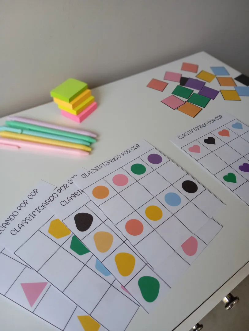 Atividade: Classificando por Cor - Educação Infantil - PDF — imagem 3