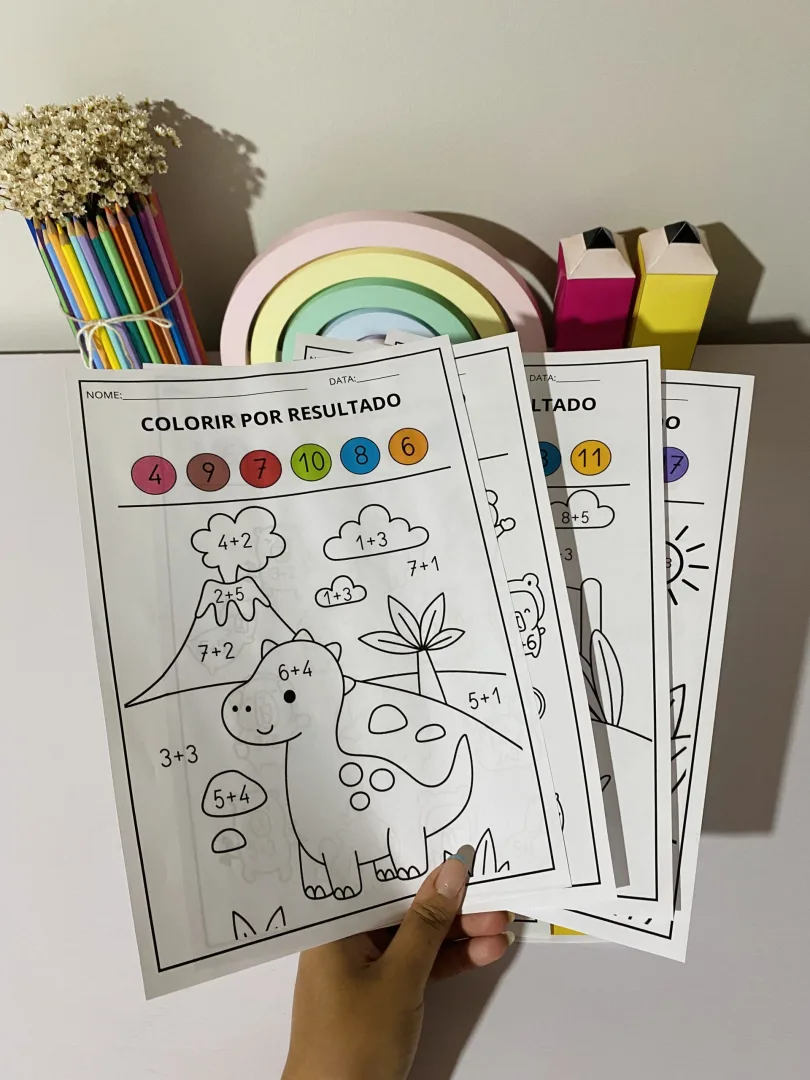 ATIVIDADE: COLORINDO POR RESULTADO - ADIÇÃO SIMPLES — imagem 2