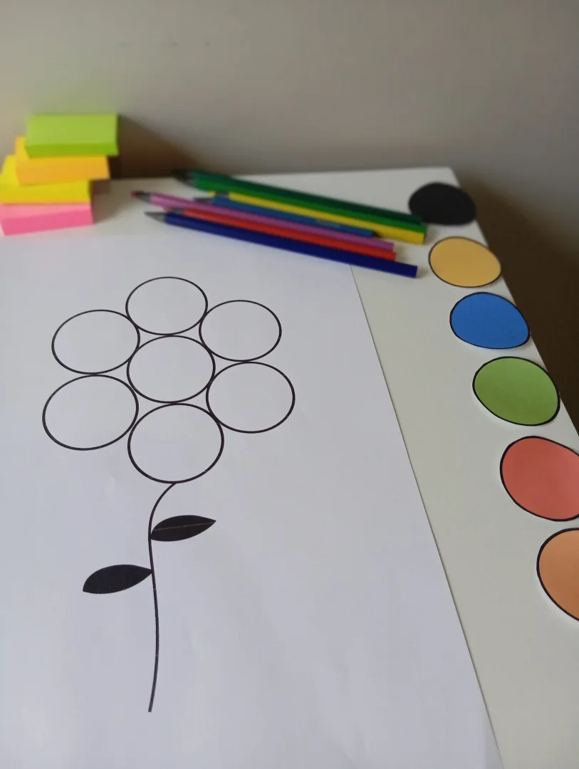Atividade Complete a Flor Educação Infantil e Coordenação Motora — imagem 5