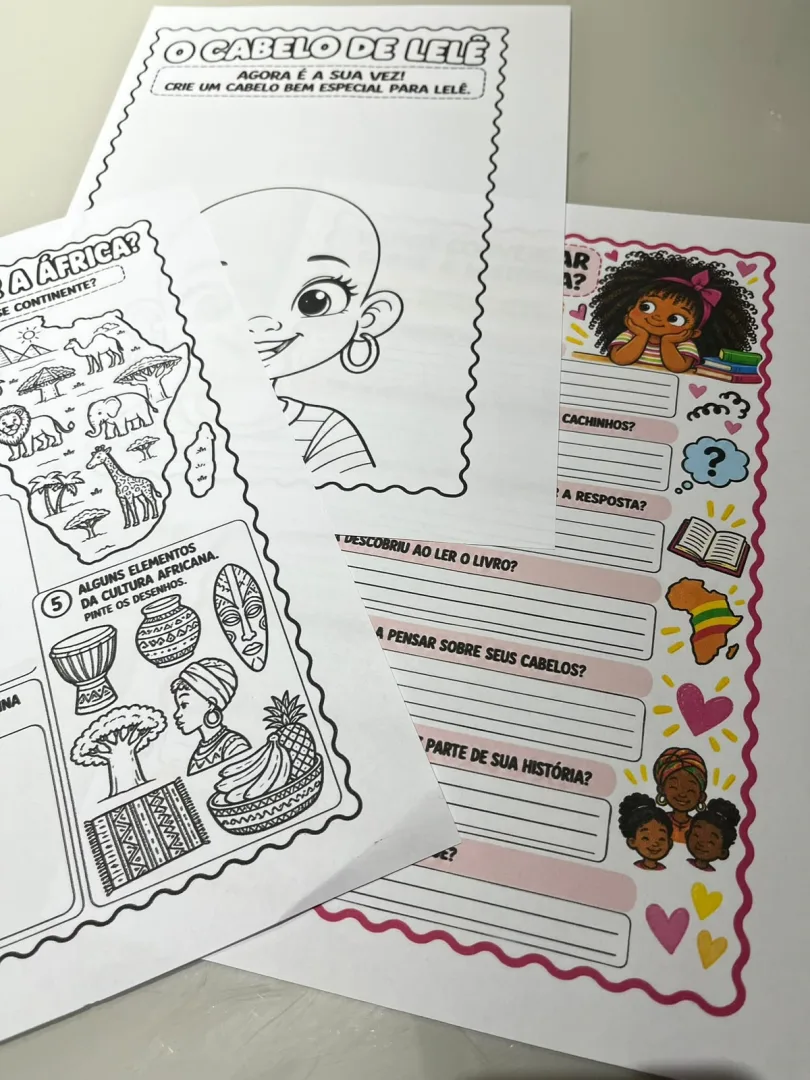 Atividade Consciência Negra Anos Iniciais Alfabetização 1 ao 2 Ano em PDF — imagem 2