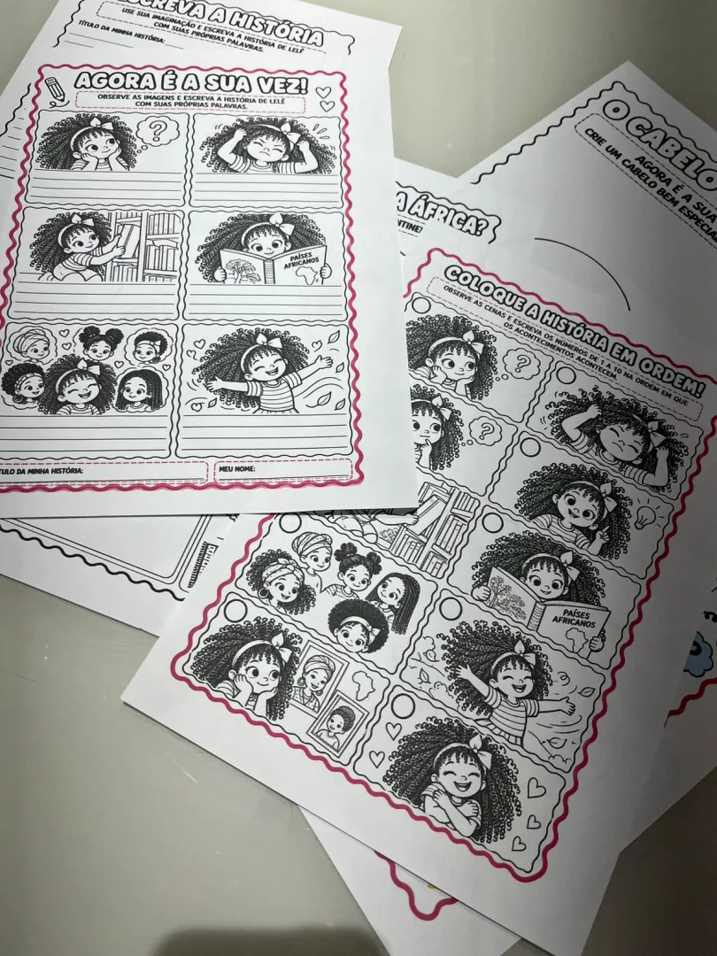 Atividade Consciência Negra Anos Iniciais Alfabetização 1 ao 2 Ano em PDF — imagem 5