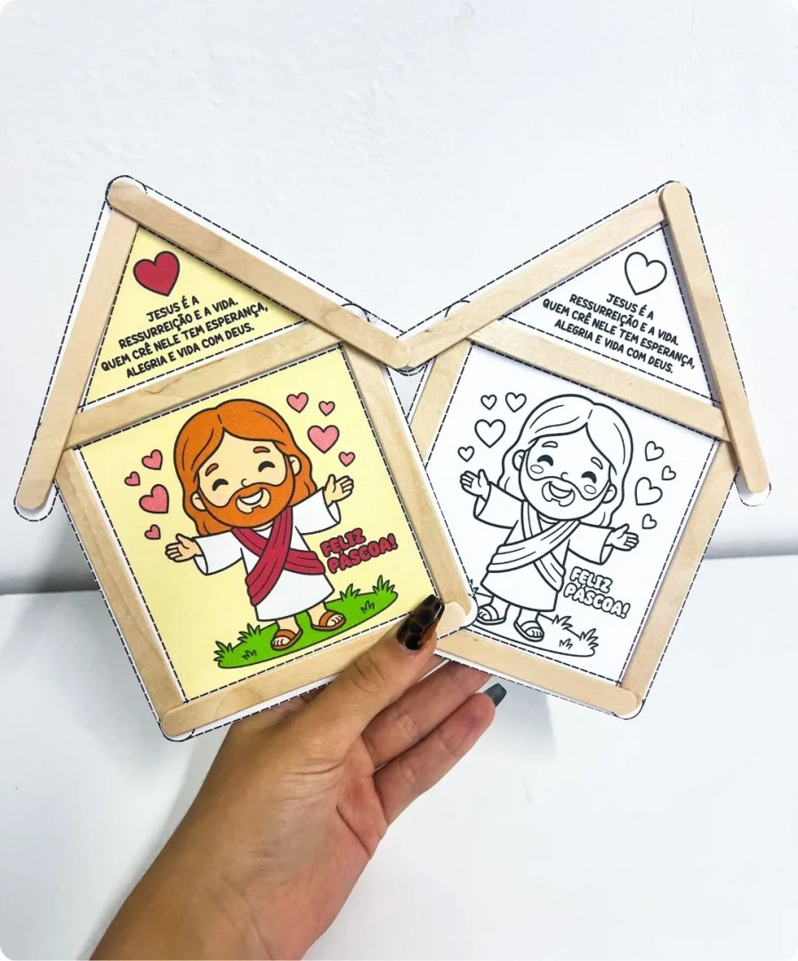 ATIVIDADE CRIATIVA PÁSCOA CRISTÃ - PDF — imagem 3