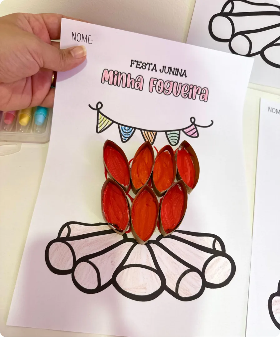 ATIVIDADE DE ARTE - FESTA JUNINA — imagem 2