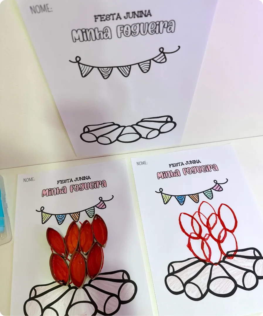 ATIVIDADE DE ARTE - FESTA JUNINA — imagem 4