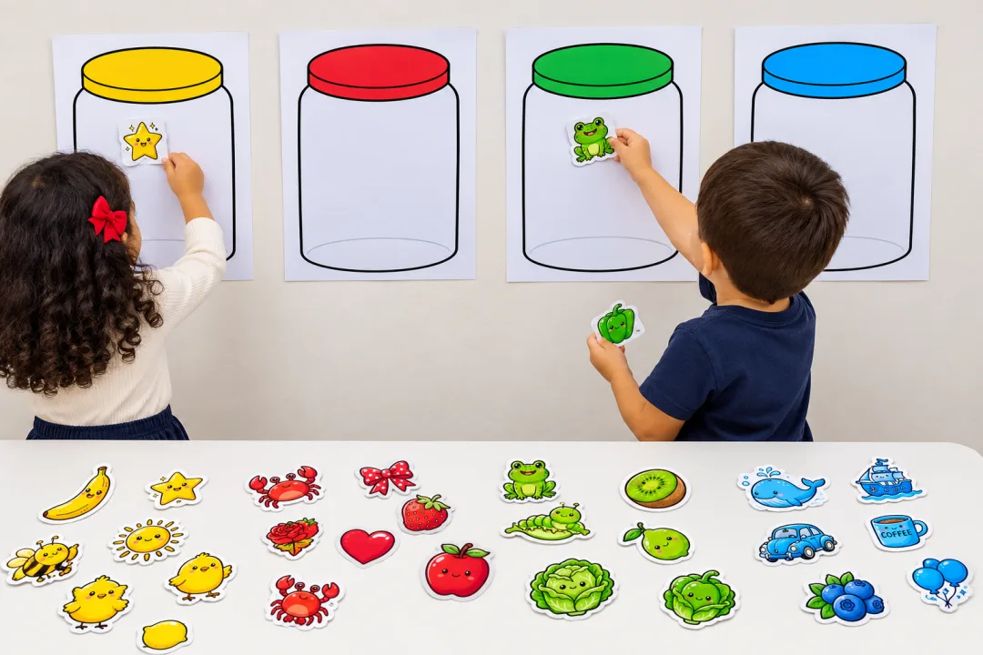 Atividade de Classificação de Cores - Educação Infantil - PDF — imagem 3