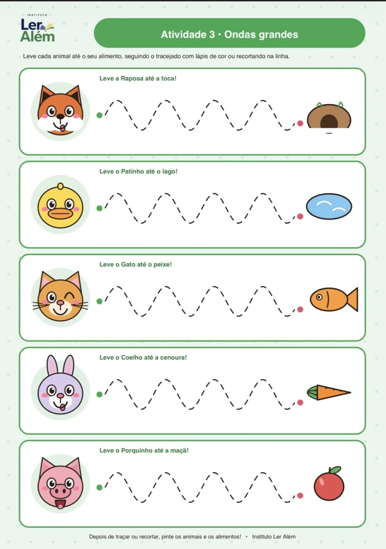 Atividade de Coordenação Motora Fina - Educação Infantil - PDF com 20+ Páginas — imagem 3