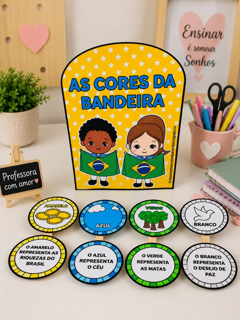 Luva As Cores da Bandeira do Brasil  — imagem 2